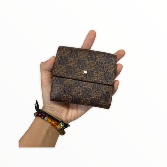 Authentic Louis Vuitton Wallet Damier Azur Leather LV Vintage - Picture 6 of 11